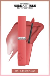 Loreal Paris Infaillible Matte Resistance Likit MAt Ruj- 625 Summer Flying - 1