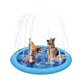 Pawise Su Fışkırtmalı Şişme Köpek Yatağı Mavi 150 Cm - 1