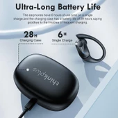 Lenovo ThinkPlus LP75 Kablosuz Şarj Göstergeli Sporcu Bluetooth Kulaklık Beyaz - 2