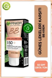 Garnier BB Krem Güneş Lekelerine Karşı Orta Ton Spf 50 50 ml - 1