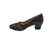 Ventes 1838657Z Yuvarlak Burun Tül Detaylı 5 cm Kalın Topuk Günlük Kadın Topuklu Ayakkabı - 6