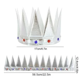 Periboia Yumuşak Gümüş Kral Tacı 55 cm - 2