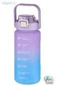 Vagonlife 2'li Ekonomik Motivasyon Matara Seti 1500 ml Büyük Boy 4 Farklı Renk Seçeneği FiftyFifty - 8