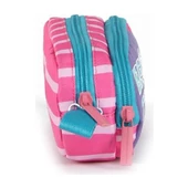 United Colors of Benetton Çift Bölmeli Pembe Çizgili Kalem Çantası 03755 - 3