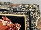 Aşkın Sıcaklığı Adlı İran Tebriz Halı Tablo 77x97cm - Duvar Halı Kilim Tablo thumbnail 6