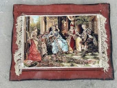 Çay Partisi Adlı İran Tebriz Halı Tablo 95x74cm - Duvar Halı Kilim Tablo thumbnail 12