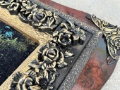 Doğanın Kalbindeki Yuva Adlı İran Tebriz Halı Tablo 100x81cm - Duvar Halı Kilim Tablo thumbnail 7