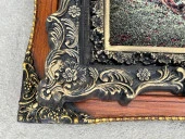 Saklı Değirmen Adlı İran Tebriz Halı Tablo 95x75cm - Duvar Halı Kilim Tablo thumbnail 5