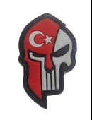 Single Sword Kuru Kafa Plastik Patch - Peç - 1