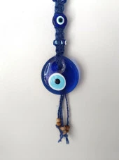 Cam Nazar Kötü Göz Kovucu Hand Made Ağaç Duvar Dekorasyonu Hasır Nazarlık Duvar Ağaç Ev Süsü - 2