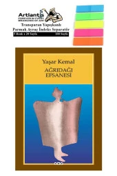 Ağrıdağı Efsanesi 119 Sayfa Karton Kapak Yaşar Kemal 1 Adet Fosforlu Transparan Kitap Ayraç 1 Paket - 1