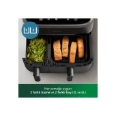 PHİLİPS NA-350/00 ÇİFT HAZNELİ AİRFRYER - 5