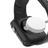 iOS Uyumlu Watch 38 - 40 - 42 - 44 Mm Yumuşak Siyah Premium Silikon Kılıf - 5