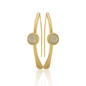 Kadir Jewellery 22 Ayar Altın Kaplama Kadın Taşlı Küpe -El İşçiliği Ve Hipoalerjenik Küpe thumbnail 11