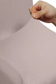 Spandex Mikro Petek Kumaş Likralı Lastikli Tüylenmez 6'lı Sandalye Kılıfı Kaliteli Sandalye Örtüsü - 3
