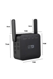 Kablosuz AP Repeater Wps Router 300 Mbps Wifi Sinyal Yaklaştırıcı Güçlendirici Menzil Genişletici thumbnail 2