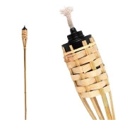 VIP QUALITY 50PCS 90 CM BAMBOO TORCH 50 ADET 90 CM BAMBU MEŞALE BAHÇE AYDINLATMA TOPTAN BAMBU MEŞALE - 6