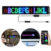 Powermaster PM-23823 12x98cm Oto Rgb Kayan Yazı Led Tabela Araç Arka İçi Cam Yazı Panosu - 1