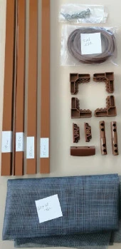 17*25 PENCERE SİNEKLİK TAM TAKIM ALTINMEŞE DÜZ thumbnail 1