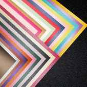 Hayal 10mm SİYAH Renkli Quilling Kağıdı - 50'li sedefli - 3