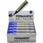 Metapin Permanent Marker Kesik Uç 10 Mm - Mavi 1 Adet - 1