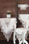 Neslihan Kadife Salon Takımı 5 Parça - 7