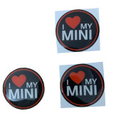 MINI COOPER I LOVE MY MINI LOGOLU 56 MM JANT GÖBEK DAMLA STICKER - 2