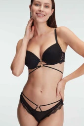 Anıl 4828 Destekli İpli Tül Detaylı Sütyen Takım thumbnail 3