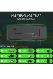 Gaming Atari 2.4g Uyumlu Kablosuz Çift Kol Atari Retro 20000 Oyun Game Stick - 3