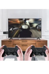 Gaming Atari 2.4g Uyumlu Kablosuz Çift Kol Atari Retro 20000 Oyun Game Stick - 4