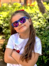 WAYFARER MAVİ/MOR AYNA Polo Exchange Çocuk Gözlüğü - 4