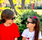 WAYFARER BLACK/MOR AYNA Polo Exchange Çocuk Gözlüğü - 6