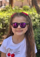 WAYFARER BLACK/MOR AYNA Polo Exchange Çocuk Gözlüğü - 7