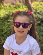 WAYFARER BLACK/MOR AYNA Polo Exchange Çocuk Gözlüğü - 9