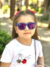 WAYFARER MAVİ/MOR AYNA Polo Exchange Çocuk Gözlüğü - 7