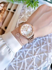 Ferro Rose/Gold Renk Kararmaz Renk Atmaz 3 Atm  Özel Tasarım Kadın Kol Saati EFL21925C thumbnail 2