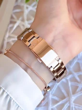 Ferro Rose/Gold Renk Kararmaz Renk Atmaz 3 Atm  Özel Tasarım Kadın Kol Saati EFL21925C thumbnail 3