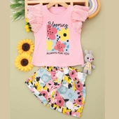 NAZAR VUAL DOKUMA ŞORTLU KIZ ÇOCUK TAKIM thumbnail 2