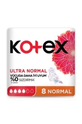 Kotex Ultra Normal 8'li Paket Hijyenik Ped %0 Sızdırma thumbnail 1