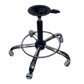 Kendinden Çemberli Bar Taburesi Ayağı Siyah Pistonlu Mekanizmalı - 2