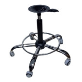 Kendinden Çemberli Bar Taburesi Ayağı Siyah Pistonlu Mekanizmalı - 3