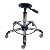 Kendinden Çemberli Bar Taburesi Yıldız Ayağı Krom Pistonlu Mekanizmalı - 1