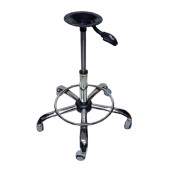 Kendinden Çemberli Bar Taburesi Yıldız Ayağı Krom Pistonlu Mekanizmalı - 3