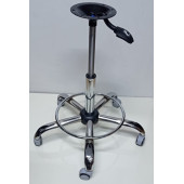 Kendinden Çemberli Bar Taburesi Yıldız Ayağı Krom Pistonlu Mekanizmalı - 4