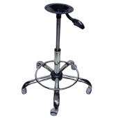 Kendinden Çemberli Bar Taburesi Yıldız Ayağı Krom Pistonlu Mekanizmalı - 5