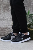 U.S. Polo Assn. Costa Siyah Beyaz Orijinal Ürün Sneaker Erkek Ayakkabı thumbnail 3