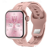 HK9 Mini 41mm Chat Gpt Open Aı Versiyon Amoled Ekran Çift Kordon Akıllı Saat ( Pembe ) - 1