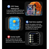 HK9 Mini 41mm Chat Gpt Open Aı Versiyon Amoled Ekran Çift Kordon Akıllı Saat ( Pembe ) - 4