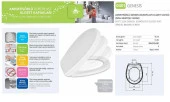 NKP Genesis Amortisörlü+Tak Çıkar Klozet Kapağı - 3