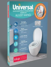 NKP Üniversal Çocuk Adaptörlü Yavaş Kapanır Klozet Kapağı - 4
